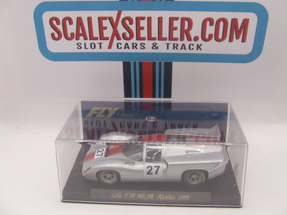 FLY Lola T70 MkIIIB "Alcañiz 1999" #27 – Silver – NIB – Ref. S32