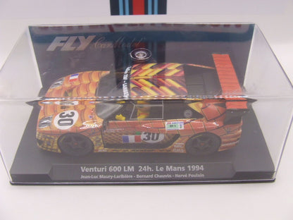 FLY Venturi 600 LM 1:32 Slot Car – "Arman" Art Car #30 – 24 Hours of Le Mans 1994 – NIB Secondhand