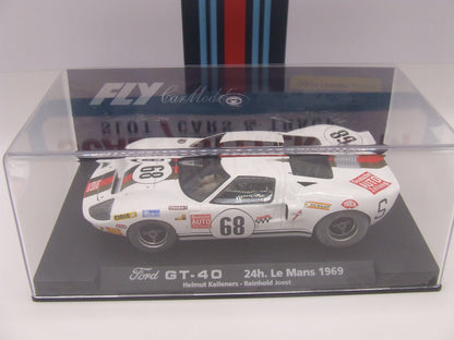 Fly Car Model Ford GT-40 #68 "Deutsche Auto Zeitung" – 24h Le Mans 1969 – Kelleners/Joest – 1:32 Slot Car