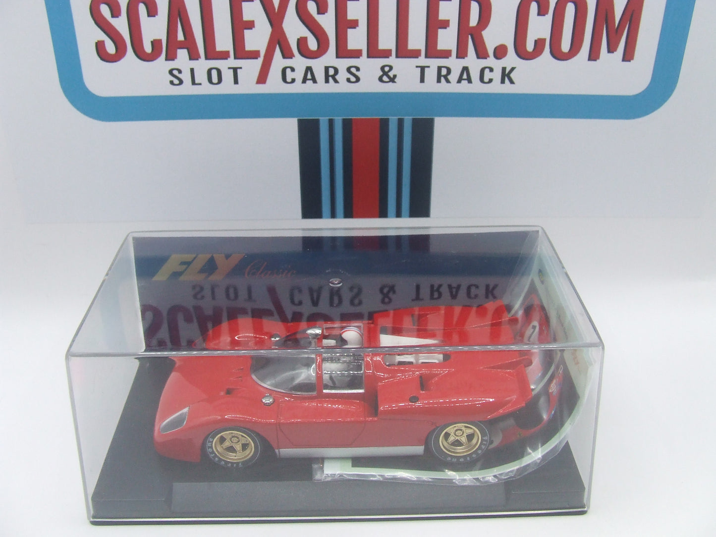 Fly C4 Ferrari 512s Spyder Two versions decals V1 #2 Amon-Merzario V2 #55 Surtees-Vaccarella 1/32 slot car