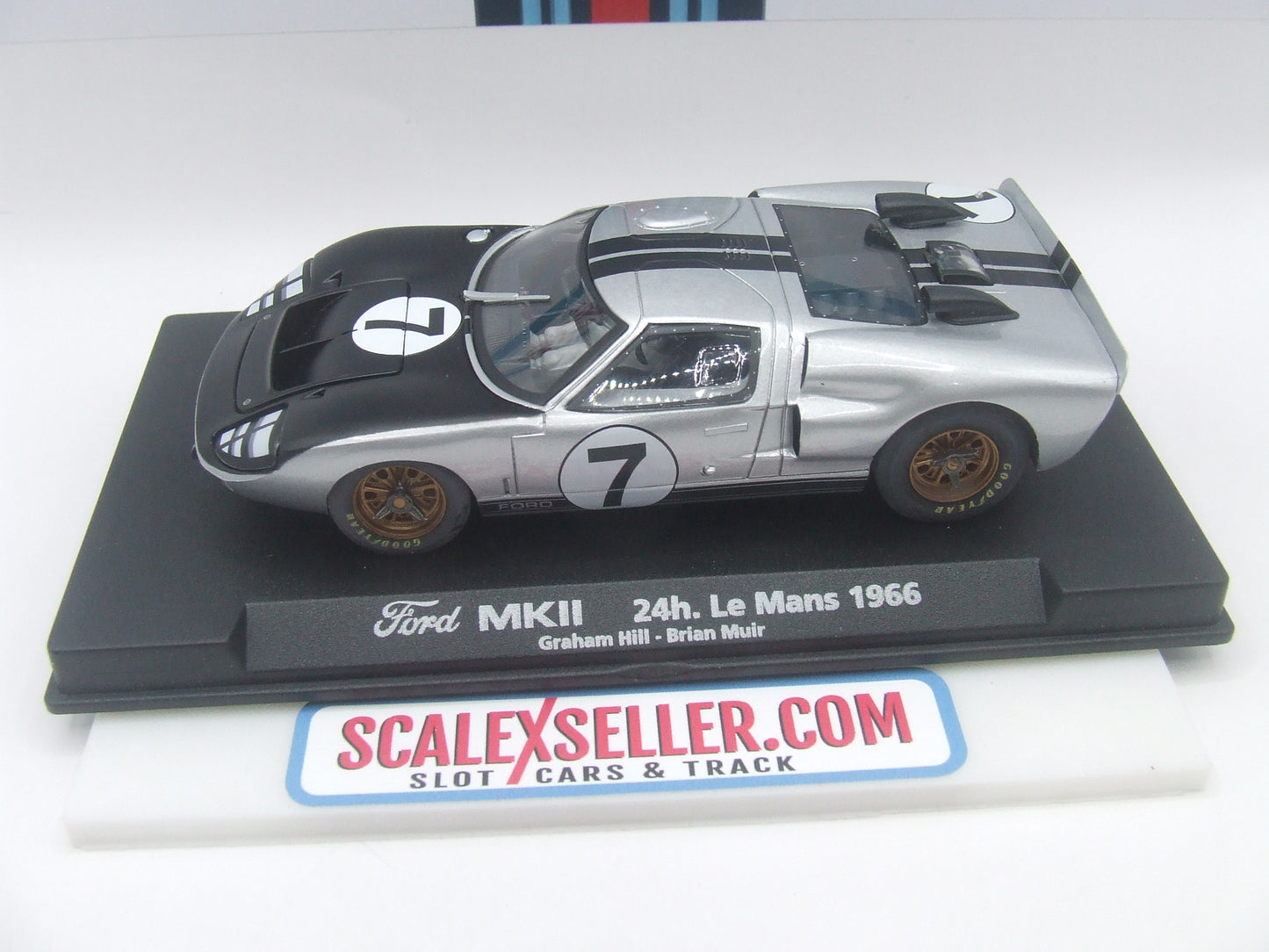 E181 Fly Ford GT40 MkII 24H Le Mans 1966, #7  Graham Hill Brian Muir 1:32 Slot Car