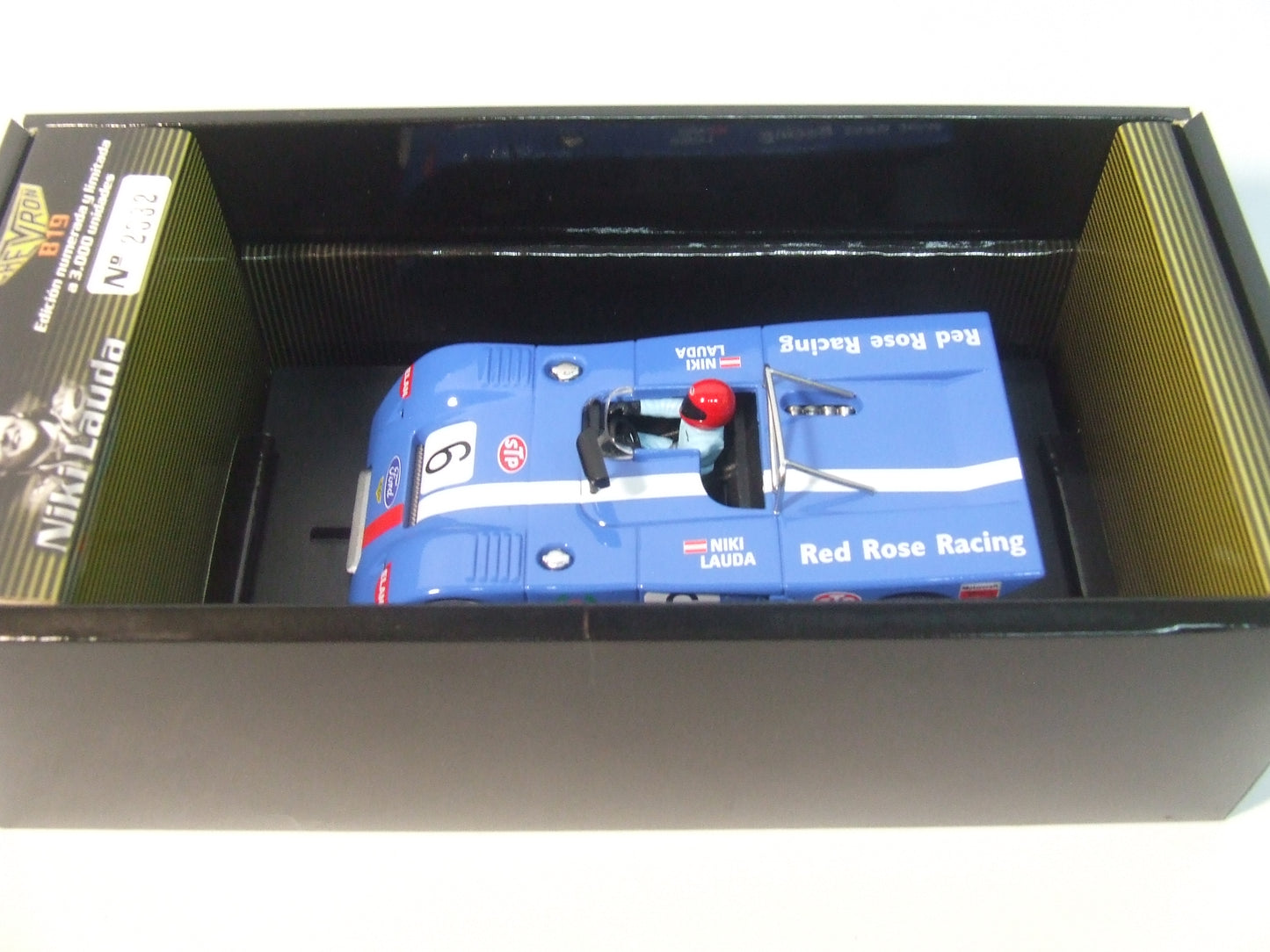 Niki Lauda GB Track Chevron B19 Salzburgring '71 Slot Car 1/32 Ref. GB14