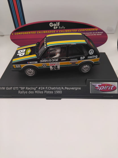 Spirit VW Golf GTI BP Racing #24 F.Chariot A.Peuvergne Rallye des Milles Pistes 1980