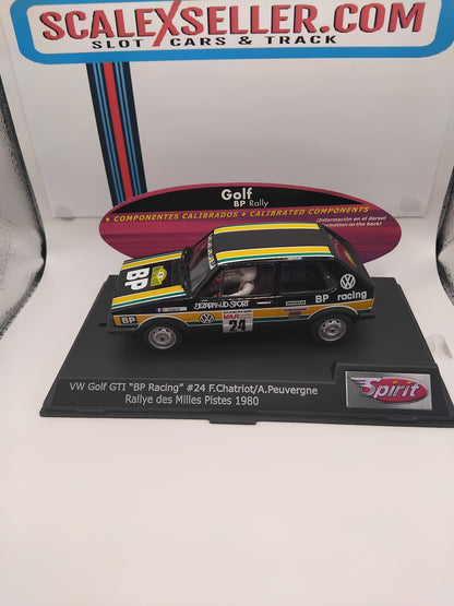 Spirit VW Golf GTI BP Racing #24 F.Chariot A.Peuvergne Rallye des Milles Pistes 1980