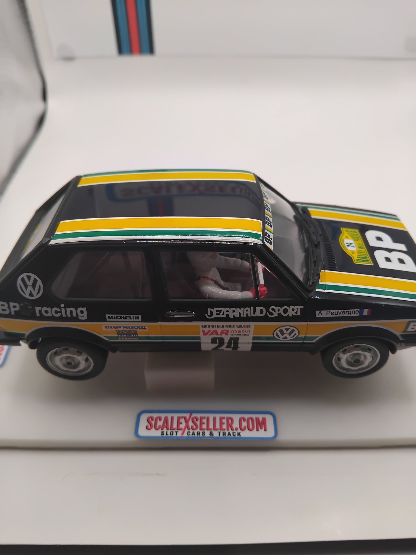Spirit VW Golf GTI BP Racing #24 F.Chariot A.Peuvergne Rallye des Milles Pistes 1980