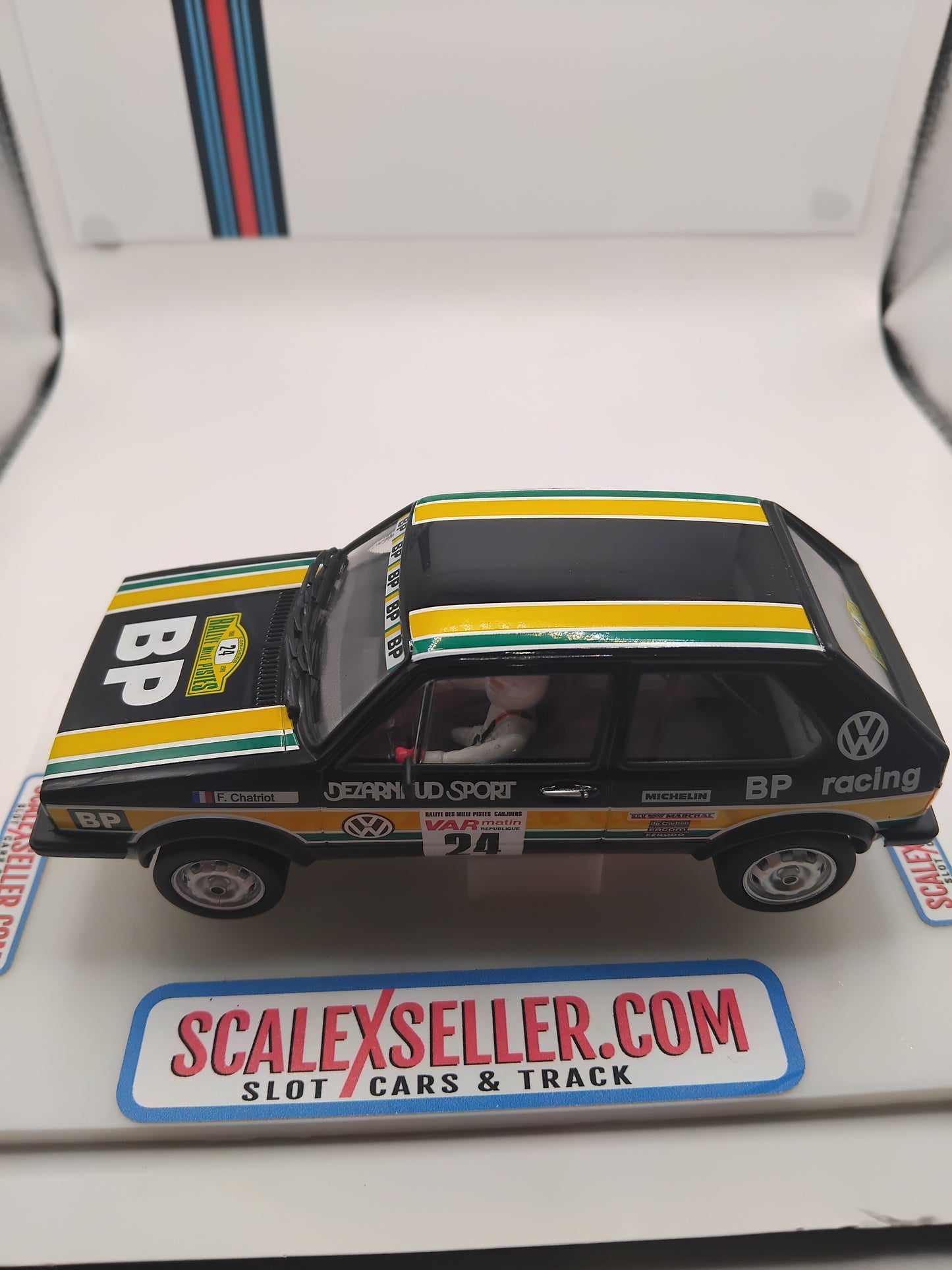 Spirit VW Golf GTI BP Racing #24 F.Chariot A.Peuvergne Rallye des Milles Pistes 1980