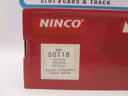 NINCO 50118 TOYOTA CELICA Rally GT4 CATALUNYA 95 1/32 slot car