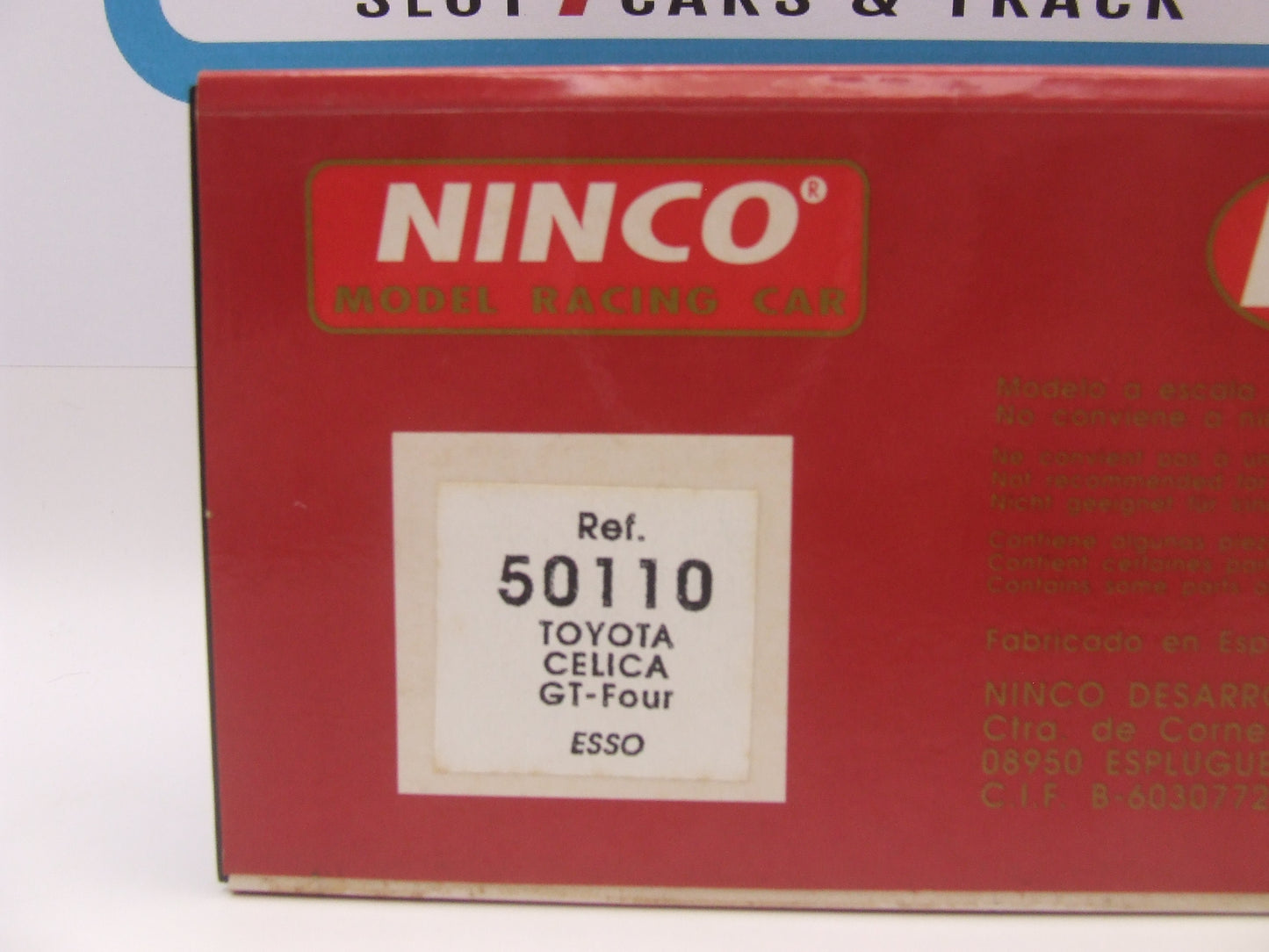 Ninco 50110 Toyota Rally  Celica GT 4 Esso 1/32 scale slot car