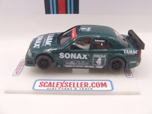 Ninco AMG Mercedes C-Klasse "Sonax/Tabac" #4 Schneider 1:32 Slot Car (NIB)