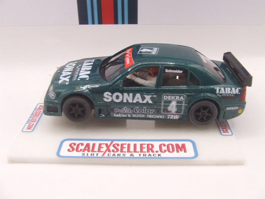 Ninco AMG Mercedes C-Klasse "Sonax/Tabac" #4 Schneider 1:32 Slot Car (NIB)