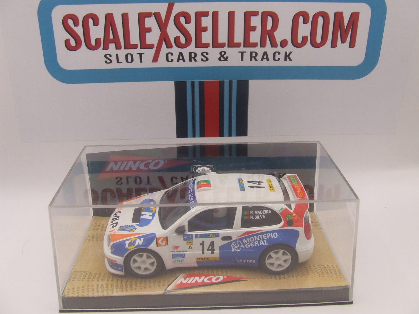 Ninco Toyota Corolla WRC "GALP" #14 – R. Madeira/N. Silva – NIB – Ref. 50179