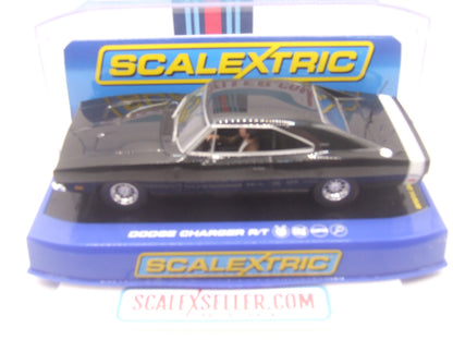 Scalextric 1969 Dodge Charger R/T – Black – 1:32 Slot Car C3218