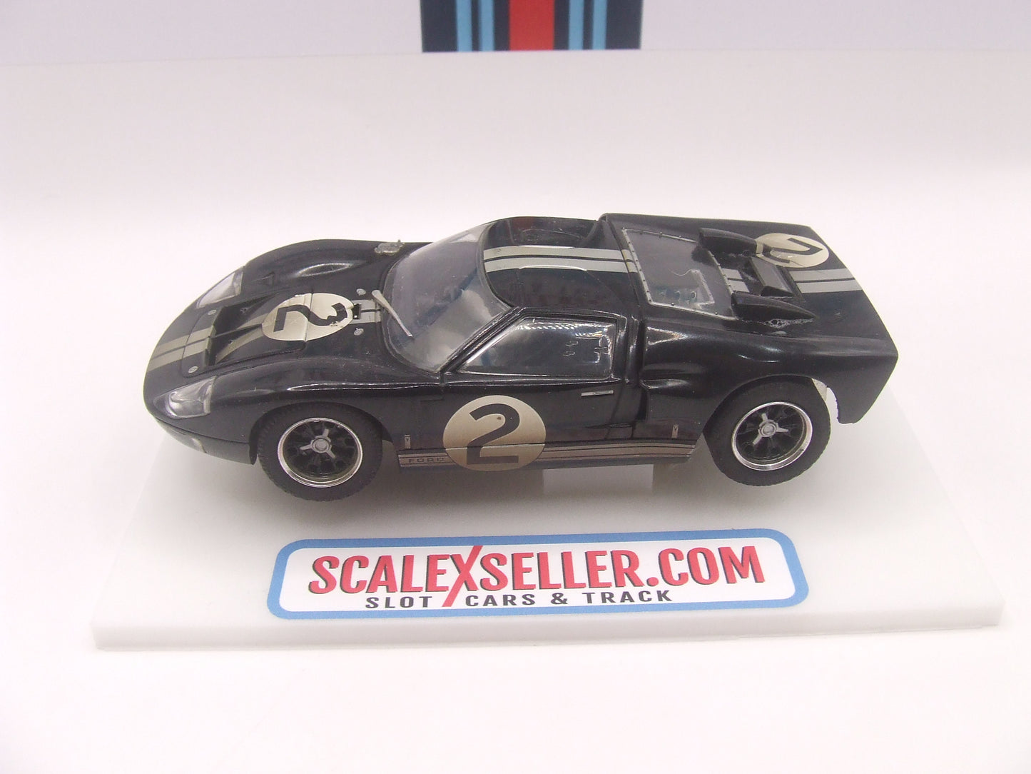 Scalextric Car C2465 Ford Gt40 Le Mans #2 (1966) Weathered