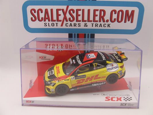 New SCX Classic Audi RS3 LMS TCR - DHL - U10457 1/32 scale slot car