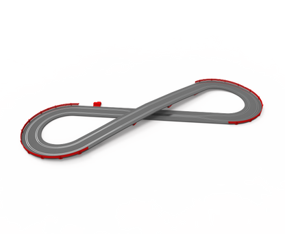 SCX Classic Open Rally set U10543 with Grand Chicane 1/32 Scale slot car set