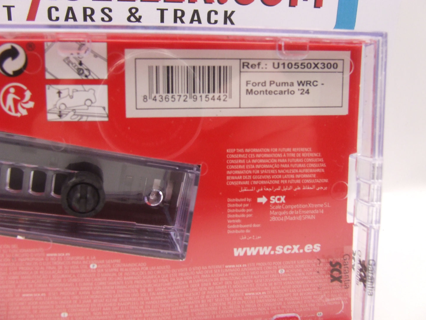 New SCX Classic U10550 Ford Puma WRC Montecarlo 24