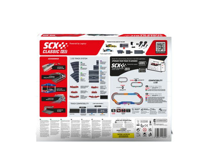 SCX Classic Sprint track set with 2 GT Cars - great starter set 1/32 Scale Analog