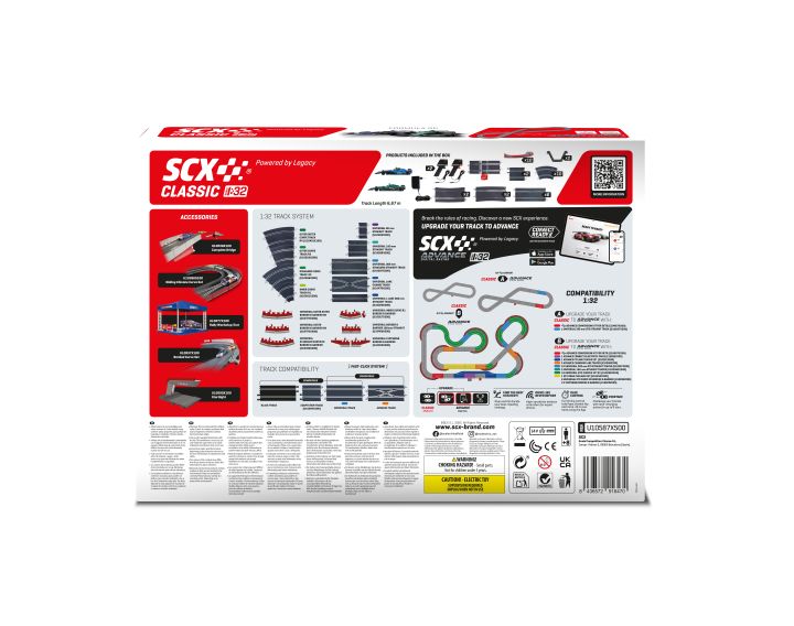 SCX Classic Formula GP track set U10587X500 1/32 scale analog