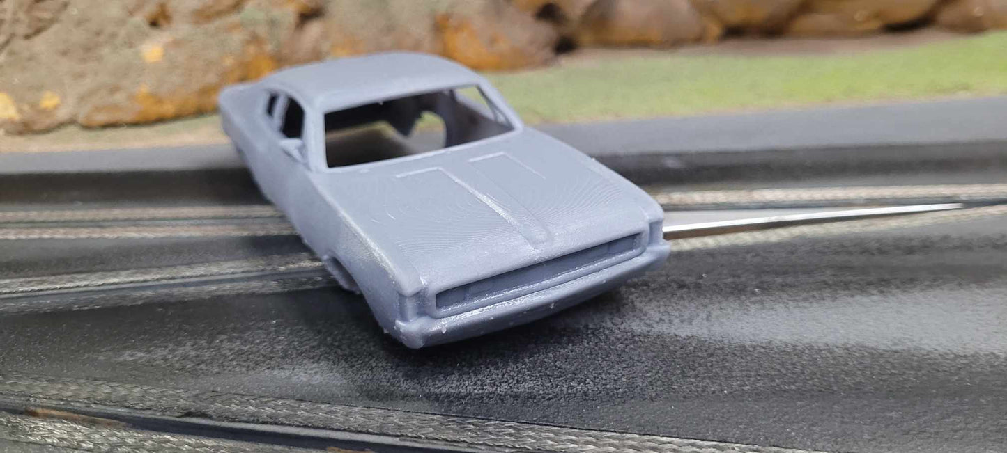 3D Printed Valiant Charger body 1/32 scale with window kit.